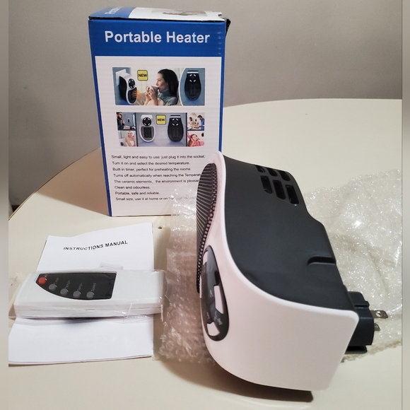 NIB Electric Portable Heater Plug in Wall Room Heating Mini - Picture 5 of 12